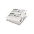 Doppelter Bleistiftspitzer aus Metall