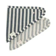 Ltzchen aus Bio-Baumwolle - Cold Stripe - 2 Stck