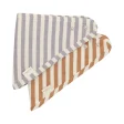 Ltzchen aus Bio-Baumwolle - Warm Stripe - 2 Stk