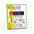 Marker fr Kinder - mit Radiermarker - 6 mm Spitze - 9+1 Stck