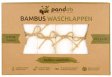 Bambus Waschlappen - 6 Stk.