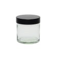 Creme Behlter aus klarem Glas - 60 ml.