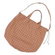 Haps Nordic Einkaufstasche - Warm Terracotta Check