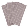 Stoffservietten - Lavender Check - Set von 4 Stck