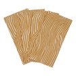 Stoffservietten - Mustard Wave - Set mit 4 Stk.