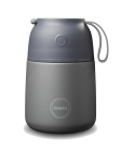 Food'ie Thermo-Lunchbox - 500 ml - Dunkelgrau