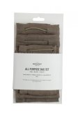 Set mit 3 All Purpose Bags - S, M und L - Clay