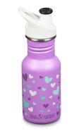 Trinkflasche fr Kinder mit Sportverschluss - Orchid Hearts - 355 ml