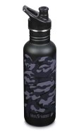 Klean Kanteen Trinkflasche aus Edelstahl - Black Camo - 800 ml