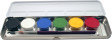 Hautfreundliche Gesichtsbemalung - Palette mit 6 Farben