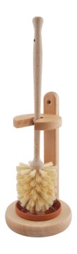 Toilettenbrstenhalter und Toilettenbrste aus Holz