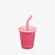 Kids Cup - Kinderbecher mit Strohhalm - Rouge Red
