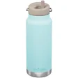 Klean Kanteen Thermosflasche aus Edelstahl - TKWide - 946 ml - Twist Cap - Blue Tint