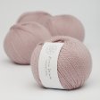 kologisches Merino-Wollgarn 50g - Hell Verwaschenes Rosa 14