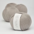 kologisches Merino-Wollgarn 50g - Warmgrau 19