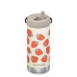 Thermosflasche mit Twist Cap - 355 ml - Erdbeeren