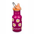 Trinkflasche mit Sippy Cap - 355 ml - Happy Flowers