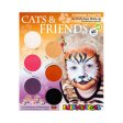 Hautfreundliche Gesichtsbemalung - Cats & Friends - 6 Farben