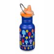 Trinkflasche mit Sippy Cap - 355 ml - Mushrooms