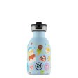 Kinder Trinkflasche mit Strohhalm - Sweet Friends