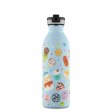 Kindertrinkflasche mit Strohhalm - Sweet Friends