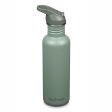 Trinkflasche mit Strohhalm & Sportverschluss - 800 ml - Sea Spray
