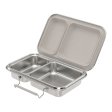 Haps Box Lunchbox - 2 Fcher - Stahl
