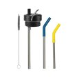 TKWide Twist Cap Straw Kit - Schwarz