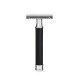 Mhle R89 DE Rasierhobel - Closed Comb - Black