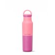 Edelstahl-Trinkflasche mit Schraubverschluss - 355 ml - Pink