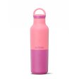 Edelstahl-Trinkflasche mit Schraubverschluss - 592 ml - Pink