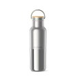 Thermo-Trinkflasche mit Bambusdeckel - 473 ml - Reflect