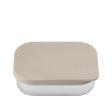 Edelstahl Brotdose - 3 F�cher - Cream Beige